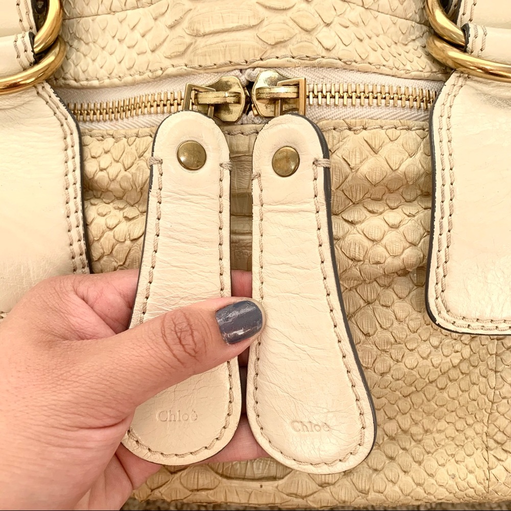 $4000 Chloé Python Bay Bag - Picture 11 of 13